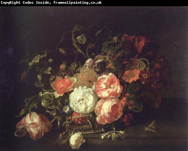 Rachel Ruysch flowers and lnsects